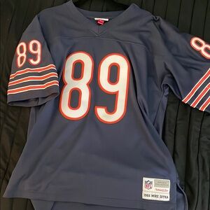 NFL 89 Jersey in Navy and Orange